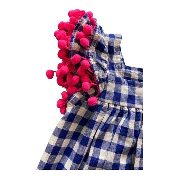 CLASSIC WHIMSEY-BLUE AND WHITE GINGHAM DRESS-SIZE 3T - Picture 3 of 9